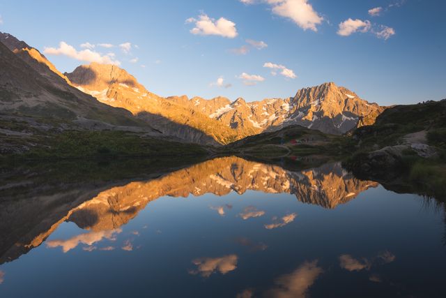 Reflets sur le lac